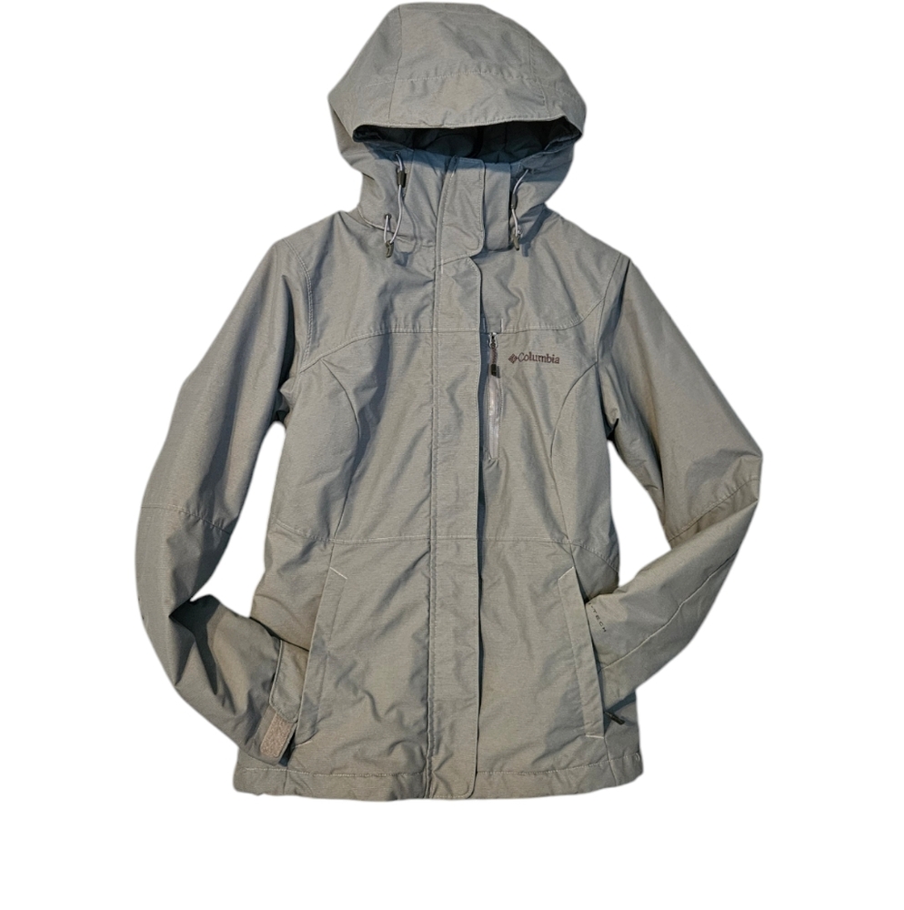 Columbia Gray Hooded Outdoor Jacket
